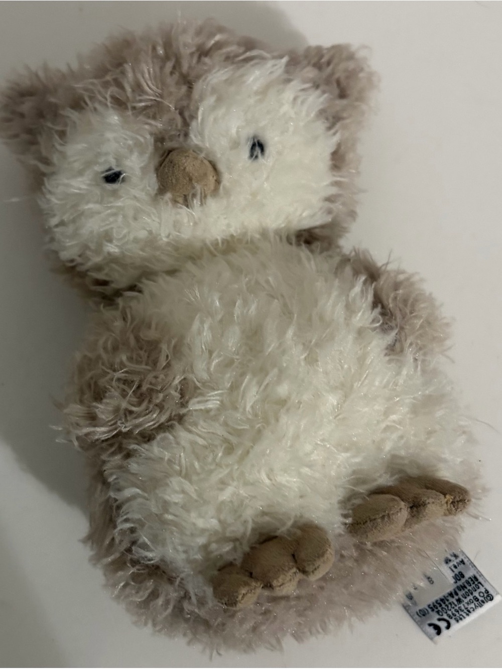Jellycat Wisp Owl Plush Stuffed Animal Grey Cream